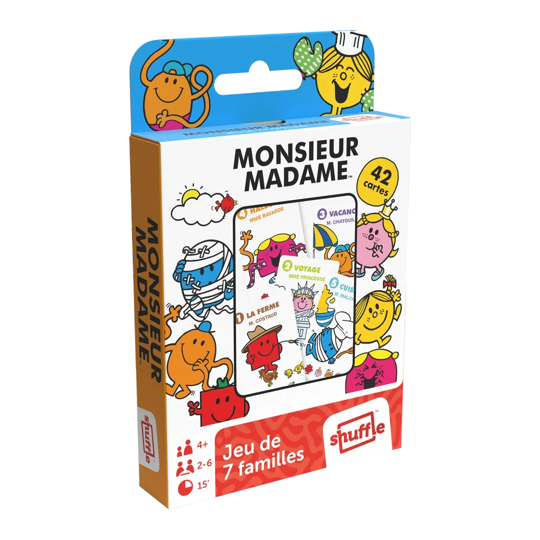 Jeu de 7 familles - Monsieur Madame